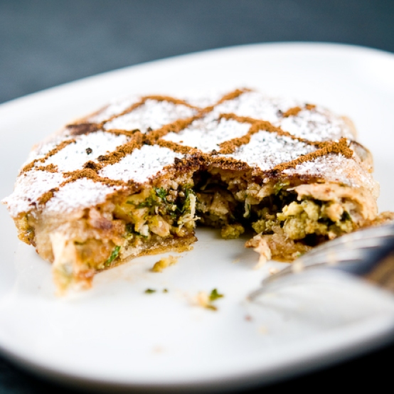 Pastilla - sweet and savoury pie and oh so satisfying!